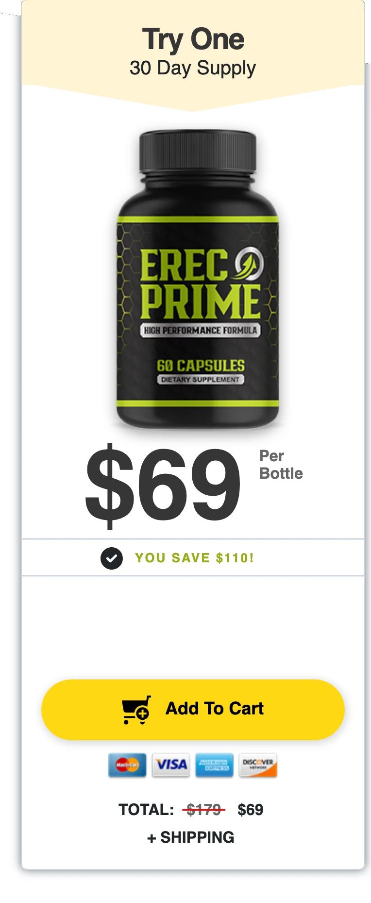 ErecPrime 1 bottle